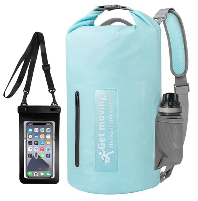 Imagen del producto de Bolsa impermeable, ultraligera, con cierre enrollable, ideal para actividades al aire libre