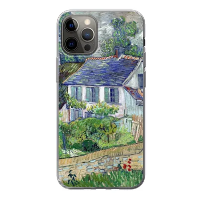Produktbild von MuchoWow® Handyhülle Schutzhülle Hülle für iPhone 13 Pro Haus in Auvers - Vincent van Gogh Silikon Softcase Handy Hülle - Handy-Tasche
