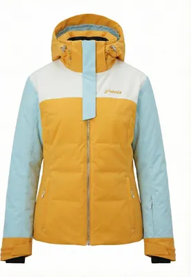 Produktbild von Frauen Phenix Flyfront Akzent Senf Skijacke Größe: M