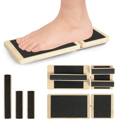 Produktbild von Balanceboard zur Haltungsverbesserung - Holz Wobble Board