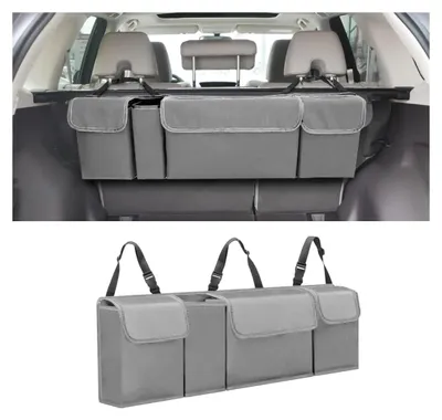 Productafbeelding van Auto Kofferbak Organizer, Achterbank Hangende Organizer voor SUV, Vrachtwagen