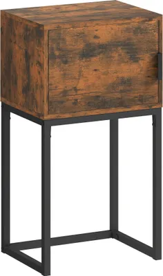 Immagine prodotto di Tavolo consolle stretto, design industriale, marrone rustico, 40x30x76cm