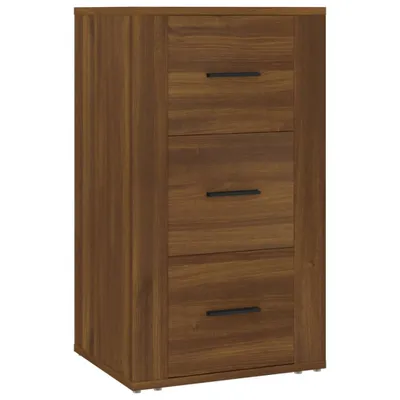 Produktbild von "2026 MODERNE"Sideboard - elegante Design - Mehrzweckschrank - Braun Eichen-Optik 40x33x70 cm Holzwerkstoff - Kommoden CC9753002