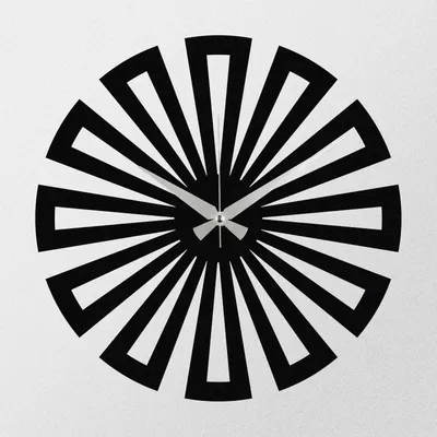 Image de Opviq, Enzoclock - S003, horloges murales, noir, métal, 48 x 48 cm