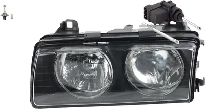 Produktbild von Scheinwerfer passend für BMW 3er E36 09/94- 04/99 Links Leuchtmitt. + Stellmotor 67168353887 63128363495 8363495 Johns