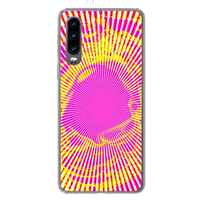 Produktbild von MuchoWow® Handyhülle Schutzhülle Hülle für Huawei P30 Kunst - Jet - Psychedelisch Silikon Softcase Handy Hülle - Kartenbesitzer