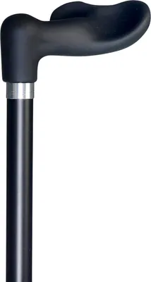 Obrázek produktu pro Hůl Fischer s měkkou rukojetí černá - levá
