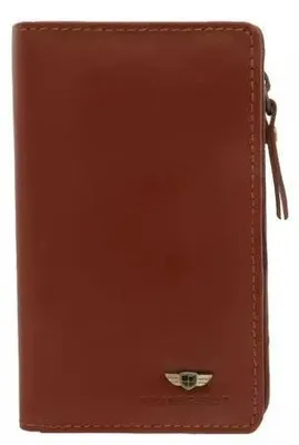Obrázek produktu pro Peterson dámská kožená peněženka RFID světle hnědá 14x9 cm