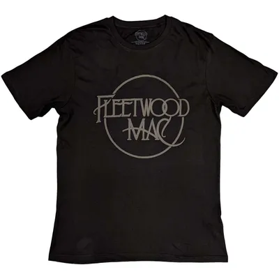Produktbild von Fleetwood Mac Classic Logo (Hi-Build) Black M T-Shirt