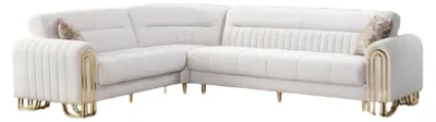 Produktbild von ECKSCHLAFSOFA Multan Creme - Langer Schenkel Rechts