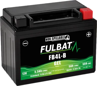 Obrázek produktu pro FULBAT FUL GEL baterie - FB4L-B / YB4L-B (gelová, bezúdržbová)