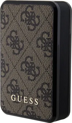 Produktbild von Guess Powerbank 18W Gupb10Dp4Gegw 10000Mah Braun/Braun 4G Leder Metall Logo