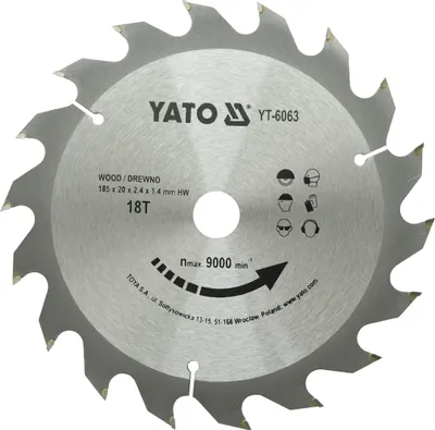 Immagine prodotto di Ruota in legno 185 x 20 mm 18z