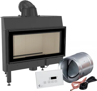 Immagine prodotto di Inserto per caminetto intelligente in acciaio KRATKI NADIA 14 kW Ø 200 MSK GLASS