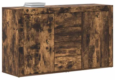 Zdjęcie produktu dla vidaXL Kredens Dąb wędzony 120 x 36 x 69 cm Materiał drewnopochodny