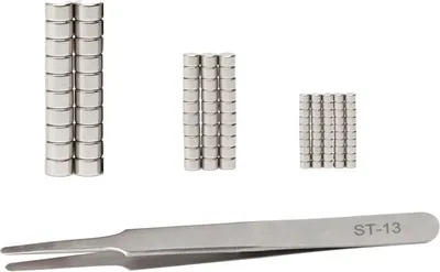 Produktbild von Modelcraft Edelstahlpinzette mit 100 Magneten