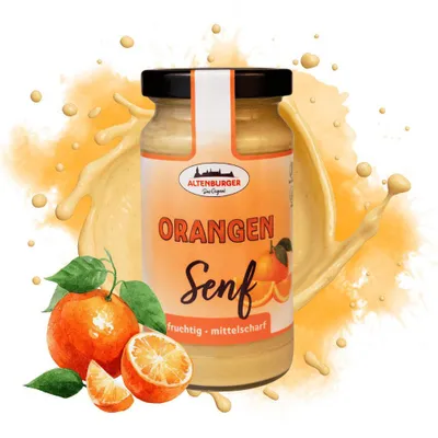 Produktbild von Orangen Senf, 200 ml