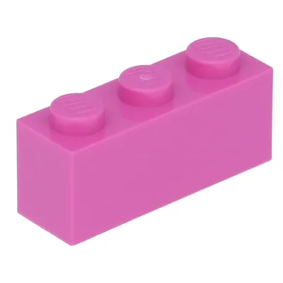 Produktbild von Lego® 10 Stück 3622 Stein Brick 1x3 Part Basic Steine 10 Dunkles Pink