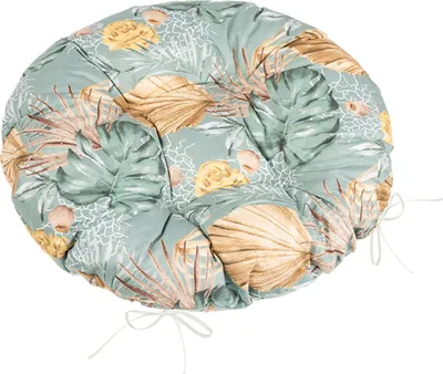 Obrázek produktu pro Sedák Adéla prošívaný kulatý - průměr 40 cm - Šedá,Žlutá,Béžová