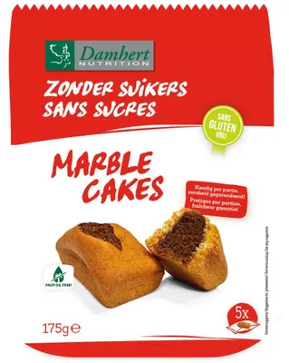 Produktbild von Damhert Mini Marmor Kuchen zuckerfrei 175g