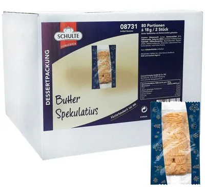 Produktbild von Schulte Butter Spekulatius 80x2er