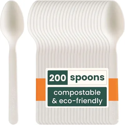 Produktbild von Löffel 16 cm, 200 Stück, wiederverwendbares Besteckset, für Party