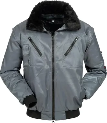 Produktbild von GRIMO Pilot-Jacke Grau abnehmbare Ärmel Größe XXL(62/64)