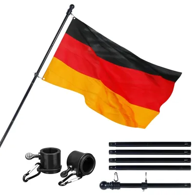 Produktbild von Teleskopischer Flaggenmast, 1,8 Meter, mit 360° Drehung