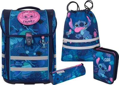 Produktbild von McNeill McNeill Disney Schulranzen-Set PERFECTO 5tlg. - DISNEY-STITCH