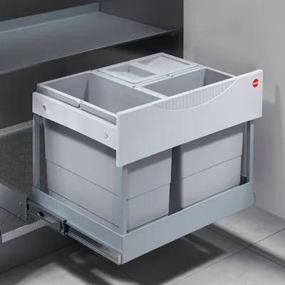 Image de Collecteur de déchets Hailo 3644831 TR Swing m Raumspar-Tandem-S-plus 2x 8,5 + 12 litres