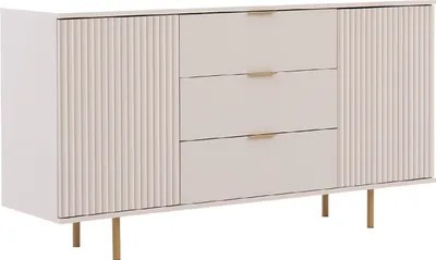 Produktbild von Kommode Sideboard mit Türen und Schubladen NUBIA 02 kaschmir 150x80x41cm