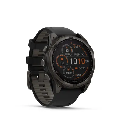 Produktbild von Garmin fenix 8, 3,3 cm (1.3"), Touchscreen, 32 GB, WLAN, GPS, 80 g