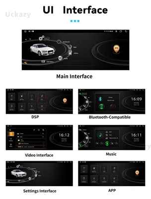 Image de Autoradio - Lecteur multimédia - Radio compatible CarPlay - Autoradio Android - Radio DAB+ - Écran de 10,25 pouces