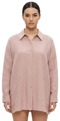 Produktbild von Zara Damenbluse, Oversize, Pink, Plissee M