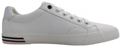 Imagen del producto de Zapatos deportivos para hombre de la marca Tom Tailor, tipo cordones, color blanco, para uso casual