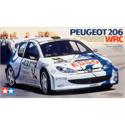 Produktbild von Tamiya 24221 - 1/24 Peugeot 206 WRC - Neu