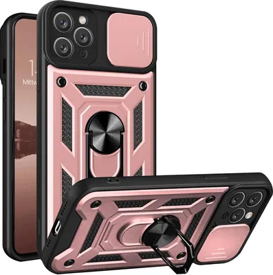 Produktbild von Armor Handyhülle für Apple iPhone 11 Pro Kameraschutz Handy Panzer Case Cover Schutzhülle Outdoor Farbe: Rosegold