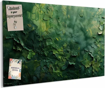 Produktbild von Magnettafel 60x40cm magnetisch & beschreibbar Metall-Board - Oberfläche von Verwitterte