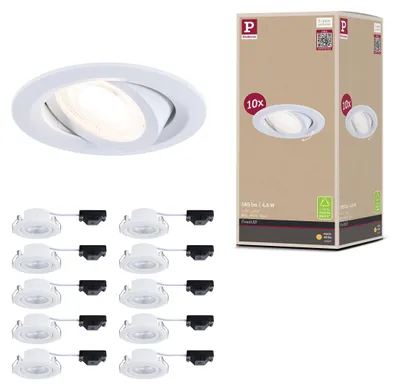Obrázek produktu pro Sada 10 kusů otočných vestavných LED svítidel Paulmann FixedLED