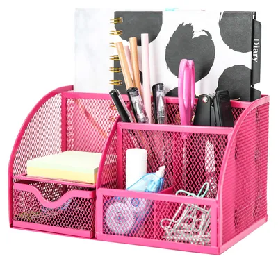 Image de Solidchoice - Organisateur de bureau en métal avec 7 compartiments