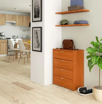 Produktbild von Schuhschrank mit Flügeltüren SIRIEL - Erle