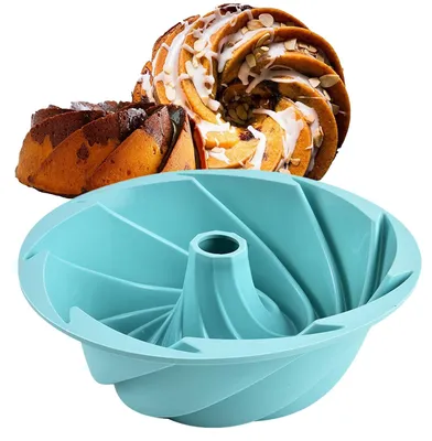 Gugelhupfform Silikon Ø 25 cm Antihaft grün