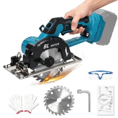 Productafbeelding van Accu-cirkelzaag 5,5 inch, 6000 rpm, borstelloze mini-handcirkelzaag