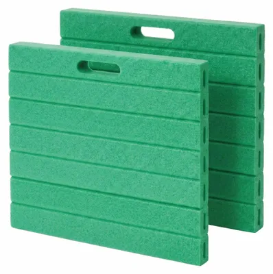 Immagine prodotto di Ginocchiere con maniglia, set da 2 – in schiuma EVA verde