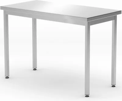 Image de Budget Line Table de cuisine avec plateau central en acier 800 x 600 x 850 mm - Hendi 817063