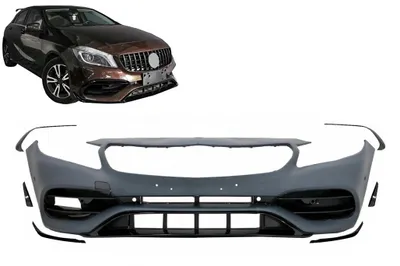 Produktbild von Stoßstange für Mercedes A-Klasse W176 12-18 Gitter A45 Design Facelift Look