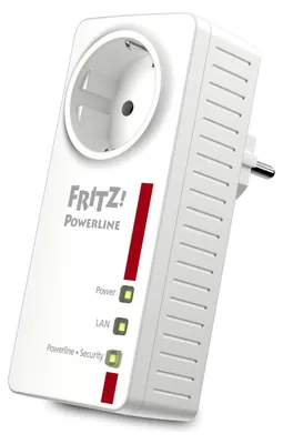 Produktbild von PLC-WLAN-Adapter Fritz! 1220E LAN 1200 Mbps