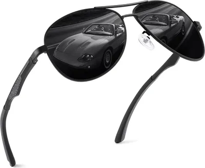 Image de Lunettes de soleil aviateur polarisées UV400 Lunettes de soleil aviateur hommes femmes