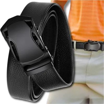 Image de Ceinture en , marron, largeur 3,5 mm, longueur 122 cm