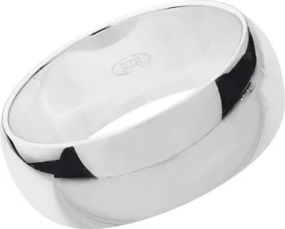 Image de Bague de Mariage/Alliance Homme/Femme 7mm Forme D Argent fin 925, 60 (19.1); TRS13940RSS
